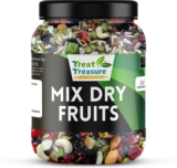 TREAT TREASURE Mixed Dried Fruits 1 kg | Nut mix | dryfruits | 1 kg(1 x 1 kg)