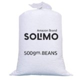 Amazon Brand – Solimo Beans Refill Pack Fillers for Bean Bag 500 Grams – White