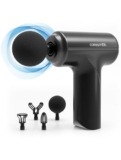 CARESMITH Charge Go Massage Gun | Massager Machine for Pain Relief | Massage Gun for Back Leg & Full Body | 4 Specialized Heads For Full Body Pain Relief