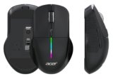 Acer Prism Dual Mode Wireless Mouse I 2.4G + Bluetooth I Silent Click I 3200 DPI (800-1200-2400-3200) I Rechargeable 500mAh I RGB LED I 6 Buttons I Lightweight 87g I Ergonomic Design for Laptop PC Mac