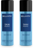 BELLAVITA SKAI Aquatic Body Parfum Deo Combo, Long Lasting Premium Fragrance (Pack of 2) Deodorant Spray  –  For Men(300 ml, Pack of 2)