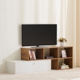 Home Centre | Helios Nolan TV Unit | Engineered Wood | Teak | 1 Year Warranty