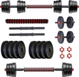 Protoner 3in1 convertible 8 kg (2kgx4) set home gym & Adjustable Dumbbell(8 kg)