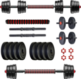 Protoner 3in1 convertible 8 kg (2kgx4) set home gym & Adjustable Dumbbell(8 kg)