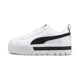 PUMA | Mayze Leather Women’s Sneakers White-Black