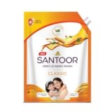 Santoor Classic Gentle Hand Wash with Natural goodness of Sandalwood & Tulsi, 1200ml