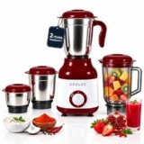 Cadlec MixCraft 4 Jar 750 Watt Mixer Grinder | High-Power Juicer, Blender & Mixer | Durable ABS Body |Multi-Function for Juicing & Blending | 2-Year Warranty, Maroon