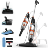 SEZNIK Turbo Sweep Hand-held Vacuum Cleaner with 2 in 1 Mopping and Vacuum(Multicolor)