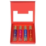French Essence Luxury Eau De Parfum Gift Set for Women With Grace, Bloom, Enchante, Aura Long Lasting Fragrance Perfume For Woman 4x15ml