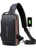 LUHI Anti-theft Water-Resistant Cross body Bags With USB Charging Port Bag Phone 6 L Backpack(Multicolor)