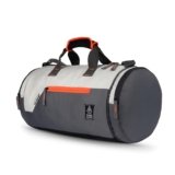 Gear Cross Training 9″/29L Large Water Resistant Duffle Bag | Travel Bag | Gym Bag for Men & Women (Grey – Orange)