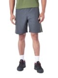 Wildcraft Men’s Solid Regular Fit Shorts| Mid Waist with Adjustable Drawcord, Charcoal Grey, Medium
