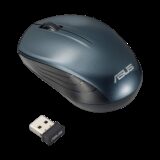ASUS WT200 / WT200 Ergonomic Design, 1200 dpi Ambidextrous Optical Mouse Runs on 1 AA Battery- upto 15 months life, 1200 DPI(2.4GHz Wireless, Blue)