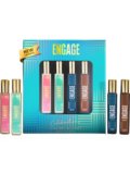 Engage Celebrations Perfume Gift Pack for Men & Women 25ml x4, Long Lasting, Gift Set Perfume  –  100 ml(For Men & Women)