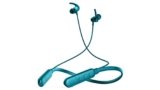 EKKO Unplug N05 Neckband Earphones with 50 Hours Playback Time, 10 mm Driver Size, Bluetooth V5.2, Quick Charging, IPX4 Protection, SIRI & Google Assistant (Teal)