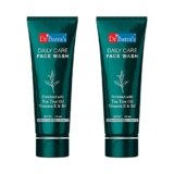 Dr Batra’s Daily Care Face Wash with Tea Tree Oil, Vitamin E & B3 | Helps Cleanse, Nourish & Refresh Skin | Gentle Daily Face Cleanser for Clear, Healthy Looking Skin | Suitable for All Skin Types | 100 ml Pack of 2