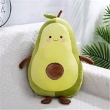 MiniSteps Ultra-Soft Avocado Plush Toy for Kids | Washable & Non-Toxic Stuffed Fruit Toy | Cuddly Soft Toy Gift for Boys & Girls