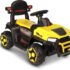 Gear Giant Monster Backpack 15″/20L Small Water Resistant Bag for Boys/Girls (Black-Yellow)