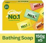 Godrej No.1 Goodness Collection Bath Soap(5 x 150 g)