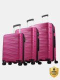 ARISTOCRAT Olympus 3 (Small 55cm | Medium 66cm | Large 77cm) – Trolley Bag Cabin & Check-in Set 8 Wheels – 30 Inch