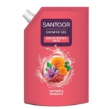 SANTOOR SHOWER GEL SAFFRON & MARIGOLD 400ml