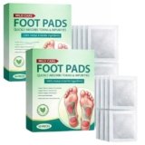 Herbal Detox Foot Patch with Bamboo Vinegar, Pack of 2