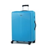 ACEPACK GLX 78 cms Teal Hard Sided Check-in Size Luggage Trolley Bag for Travel Suitcase with 8 Spinner Wheels for Men and Women