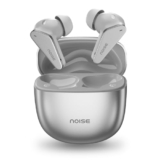 Noise Buds Vector Truly Wireless Earbuds with Hi-Res Audio & LDAC, Best Bass & Call Clarity, 40H Playtime, Quad Mic ENC, Instacharge (10 Min = 120 Min), Bluetooth v5.3 – Lunar Silver