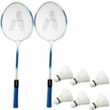 ABG Badminton racket set of 2 Multicolor Strung Badminton Racquet(Pack of: 6, 450 g)