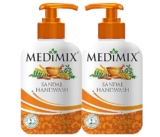 Medimix Sandal Liquid Handwash 500g Bottle (1 + 1 Combo Pack) | Ideal for Germ Protection, Soft & Moisturized Hands | Harsh Chemical-Free | Enriched with 18 Exotic Herbs