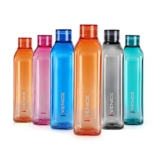 CELLO Venice Water Bottles Set of 6 Pcs For Daily Use, 1000ml Each Multicolor | Stylish & Unbreakable BPA-Free Leakproof Refrigerator Safe Pet Water Bottle For School, Office, Kitchen & Travel