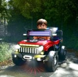 Cockatoo KX-Thar Ride-On Electric Car for Kids, Electric Jeep for Kids to Drive 2 Years 12 with 12V Dual Motor 6V Double Battery Remote Control LED Headlights, Bluetooth Music Lights, Big Wheels, Red