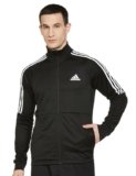 adidas Men Polyester M Sereno Tj, Training Track Tops, Black/White, X-Large (Jacket)