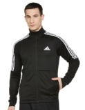 adidas Men Polyester M Sereno Tj, Training Track Tops, Black/White, X-Large (Jacket)