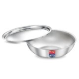 Prestige 18cm/1.2L Tri-Ply Stainless Steel Splendid Tasla with Lid|Gas and Induction Compatible|Even Heat Distribution| Thick Gauge Tri-Ply Body|15 Year Warranty
