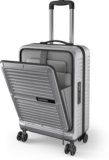 Safari THERON 55 4W SILVER Cabin Suitcase 8 Wheels – 22 Inches