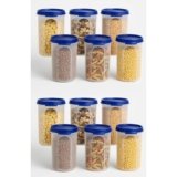 Sulfar Round Modular Container Set – 500 ml, Airtight & BPA-Free (Pack of 12)