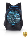 Gear Carry On 16 L Backpack(Black, Blue)