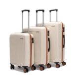 ACEPACK – MEGATRON Set Of 3 Pieces (Small + Medium + Large) Trolley Bag, Lightweight Luggage Suitcase With Spinner 8 Wheel, Unbreakable Polypropylene Hard Shell, In-Built Number Lock, 3 Years Warranty