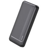 iGear Max PD Power Bank 10000mAh, Type-C PD 22.5W Fast Charging, Triple Output Ports, Battery Indicator, Wake-up Button, High-Speed Power Delivery for Phones & Tablets, Compact Design (Black)