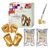 Mold Your Memories Baby Casting | Hand Casting Kit | Handprint Footprint Kit | Baby Hand and Foot Casting | Hand Impression | Newborn Gift (4 Cast)