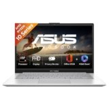 ASUS Vivobook Go 14 (2026),AMD Ryzen 5 40, AMD Radeon iGPU,16GB RAM,512GB SSD,FHD, 14″(35.5 cm),Windows 11 Home,M365 Basic(1 Year)* Office 2024,Cool Silver,1.38 Kg,E1404FA-EB1226WS,Thin & Light Laptop