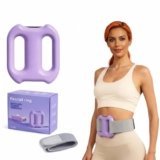 Belly Fat Massager Belt | Belly Fat Burner & Body Shaper for Men & Women | Wearable Vibration Massage Ring with Adjustable Belt | Digital Display, USB Rechargeable & Storage Pouch (Updated Version)