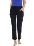 Macrowoman Women’s Cotton Active Pants (MW3302_Black_XL)