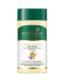 Biotique Ubtan & Collagen Tan Removal Face Scrub for Lighter, Even-Toned and Glowing Skin with Turmeric, Saffron & Almond|For Men & Women-25ml
