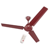 Bajaj Frore Turbo BLDC 1200 MM 5 Star Rated Ceiling Fans For Home | BEE Stars Rated Energy Efficient Ceiling Fan | 2 Years Warranty 【 Red Walnut】