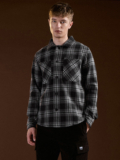 THE BEAR HOUSE Men Checkered Casual Black, Multicolor Shirt