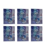 Crackles Erasable Gel Pens for Writing – Space Theme Stationery Gift for Kids, Birthday Return Gift – Pen With Eraser Tip (Pack of 6)