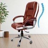 FUGO FG20BN Ergonomic High Back Office Chair,Adjustable Height,Cushioned Back&Seat,Tilting Mechanism,Heavy-Duty Metal Base,Dual Nylon Casters,Comfortable Desk Chair for Work,Gaming,3-Year Warranty