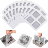 BAYTORA Pack of 20 Disposable Shower Drain Cover Hair Catcher Shower Drain Mesh Stickers, Bathroom, Bathtub Drain Kitchen Floor Sink Strainer Filter